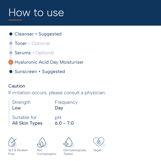 Hyaluronic Acid Moisturiser